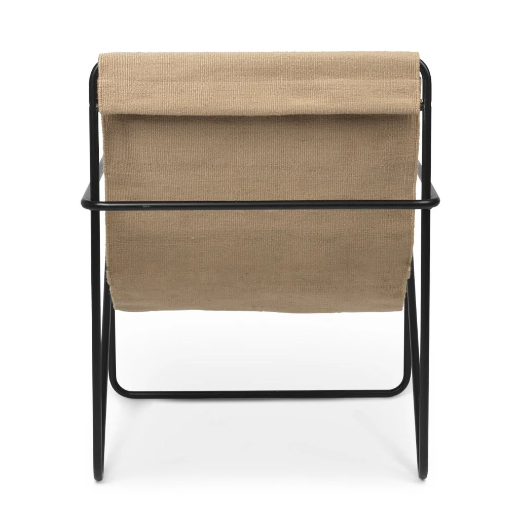 Black Solid Desert Lounge Chair - Image 5
